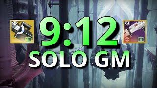 Solo The Lightblade Grandmaster in 9 Minutes! (9:12 Plat, WR)