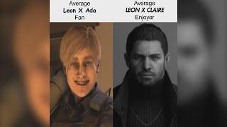 Average Leon x Ada Fan VS Average Leon x Claire Enjoyer