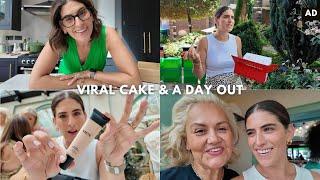 Trying the VIRAL CHOCOLATE CAKE & Catching up with Work Friends | Lily Pebbles