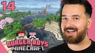 Building a path! - Burger Boys Minecraft (Part 14)