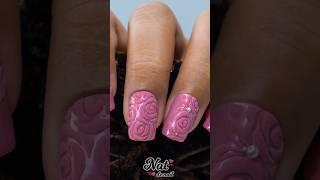 Muted Pink Rose Nail Art #natdenail #shorts #rose #naildesign #beautiful