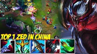 WILD RIFT CHINA TOP 1 ZED - IT'S SO ANNOYING TO PLAY AGAINST THIS ZED