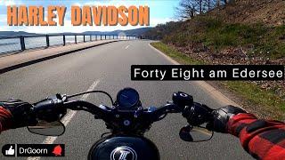 Krasser HD Forty Eight Sound am Edersee |HD Sportster 48| DrGoorn Motovlog