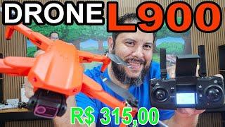 Drone L900 como Ligar configurar todas as funções do controle primeiros passos qualidade da câmera