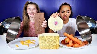 REAL FOOD VS CHOCOLATE FOOD CHALLENGE!!