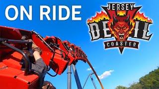 Jersey Devil Coaster - ON RIDE - Six Flags Great Adventure