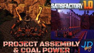 Project Assembly & Coal Power ️ Satisfactory ️ Ep4 Lets Play, Tutorial, Walkthrough