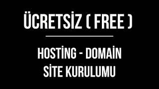 ücretsiz  Hosting ve Domain almak 2019 wordpress kurulumu