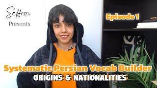 Persian Vocabulary | Persian Nationalites & Origins | Learn Farsi