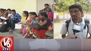 National Eligibility and Entrance Test (NEET) Re-Examination Concludes In Warangal | V6 News