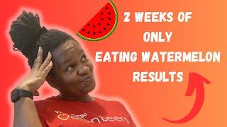 What I Lost ONLY Eating Watermelon for 14 Days! 