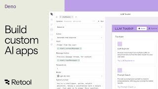 Retool AI Apps |  Build custom AI apps