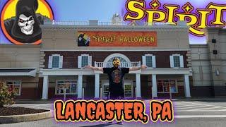 SPIRIT HALLOWEEN 2024 INSIDE ABANDONED CHRISTMAS TREE SHOPS - LANCASTER, PA