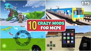 Top 10 Game Changing Mods For Minecraft PE || Best Minecraft Mods 1.19 || Annie X Gamer ||