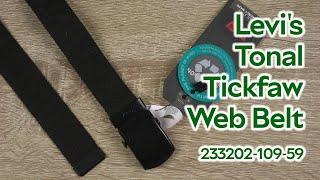 Розпаковка Levi's Tonal Tickfaw Web Belt 233202-109-59