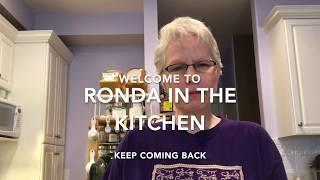 Updated Welcome to the Channel - Ronda in the Kitchen