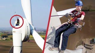 Taking The Emergency Exit From A Wind Turbine