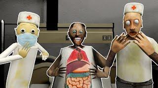 Granny's Operation vs Doctor Baldi vs Shoked Grandpa - funny animation