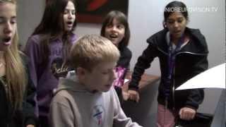 Junior Eurovision Song Contest 2012: Israel's contestants sing the Russia song