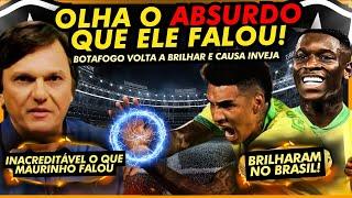 EU NÃO ACREDITO QUE ESSE JORNALISTA DISSE ISSO! É MUITA INVEJA! | BOTAFOGO BRILHA NO BRASIL!