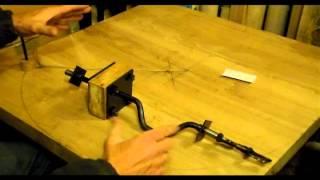 How to make a Joseph Moxon Treadle Wheel