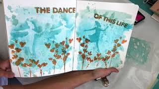 The Dance-Art Journal Page w/ Sherry Canino -StenciGirl Creative Team