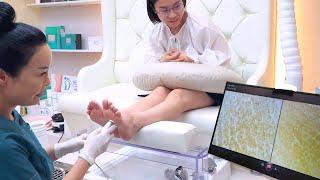 ASMR The Most Ticklish Korean Style Foot Skincare