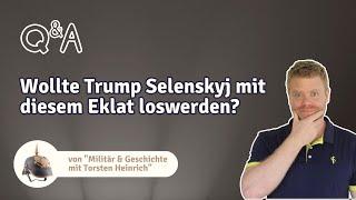 Wollte Trump Selenskyj mit diesem Eklat loswerden?