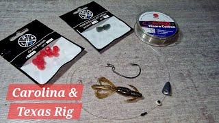 So EINFACH bindest du das Carolina & Texas Rig. Die besten Finesse-Montagen im Herbst