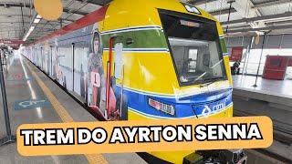 TREM EM HOMENAGEM A AYRTON SENNA