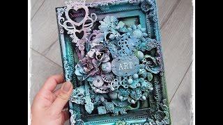 Tutorial altered mixed media frame 'Art' by Marta Lapkowska