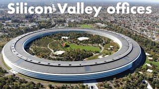 Silicon Valley: Apple, Pixar, Google offices | Drone Video 2021