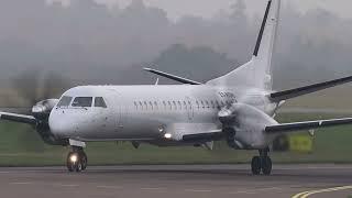 SAAB 2000 Taking Off from Malmö Airport