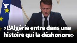 Boualem Sansal : «L'Algérie entre dans une histoire qui la déshonore», lâche Emmanuel Macron