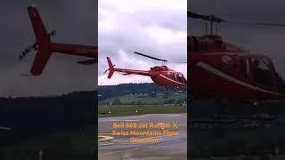 Bell 505 Jet Ranger X Swiss Mountains Flyer Grenchen Switzerland #shorts