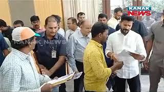 Telangana CM Revanth Reddy Interacts With People At The 'Praja Darbar' Conducted In Hyderabad