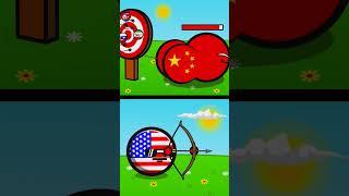 "USA miss the target" #countryballs