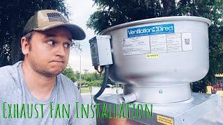 Exhaust Fan Installation - Poor Man’s Food Truck