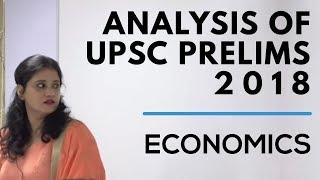 Analysis of UPSC Prelims 2018 | Economics