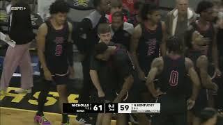 Byron Ireland Game Winner | Nicholls State vs Northern Kentucky Basketball Full Ending 11-14-24