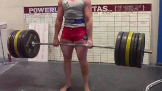 Jake 220x3 raw deadlift