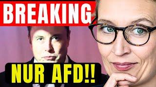 BREAKING  AFD WERTE EXPLODIEREN NACH ELON MUSK!  VIDEO BRICHT GERADE ALLE YOUTUBE REKORDE