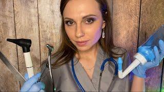 АСМР • ЛОР ВРАЧ • Приятный ОСМОТР • ЛЕЧЕНИЕ • Реалистичная Ролевая игра • ASMR Doctor Roleplay