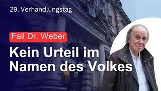 Kein Urteil im Namen des Volkes - Dr. Walter Weber