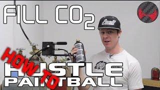 How to fill a paintball CO2 tank from a bulk tank (20lb, 50lb, etc) by HustlePaintball.com