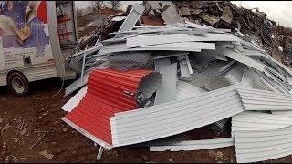 Unloading 3 Tons Of Scrap By Hand POV Takes A While! GoPro Point Of View