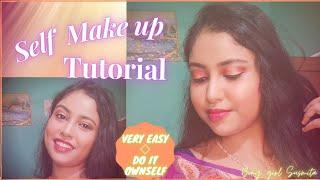 #Bong girl susmita #Makeup ||Self makeup tutorial||