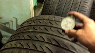 How to use a tire durometer .