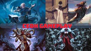 Chulane vs Malcolm and Tymna vs Elesh vs Zevlor Elturel Exile cEDH Gameplay