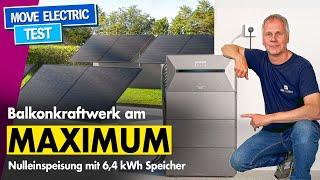 Balkonkraftwerk am Maximum mit 6,4 kWh Speicher - Anker SOLIX Solarbank 2 Pro im Test